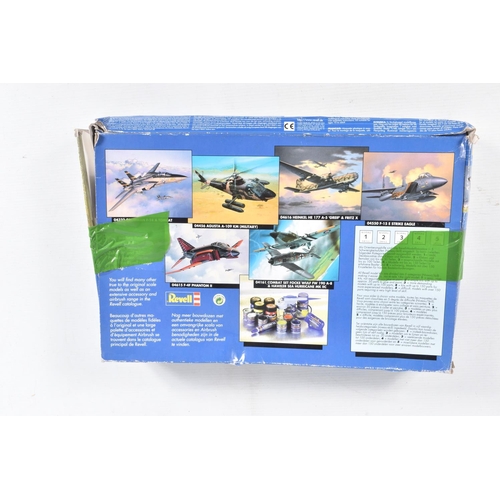 82 - FIVE BOXED REVELL UNBUILT MODEL MILITARY AIRCRAFTS, the first is a 1:32 scale BAe HAWK T.1A Royal Ai... 