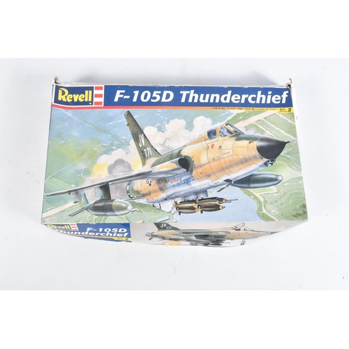 83 - THREE VINTAGE REVELL UNBUILT MILITARY AIRCRAFT MODELS, the first is the Blue Angels K-C 130F Hercule... 