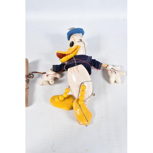 84 - A QUANTITY OF BOXED WALT DISNEY CHARACTER PELHAM PUPPETS, boxed Donald Duck and boxed Mickey Mouse, ... 