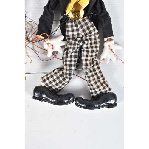 87 - A  BOXED PELHAM VENTRILOQUIAL CLOWN PUPPET, No.V7, with an unboxed SL Bimbo and a boxed SM Clown, al... 