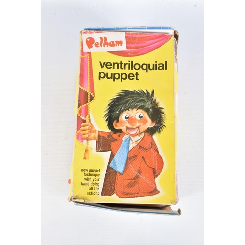 87 - A  BOXED PELHAM VENTRILOQUIAL CLOWN PUPPET, No.V7, with an unboxed SL Bimbo and a boxed SM Clown, al... 