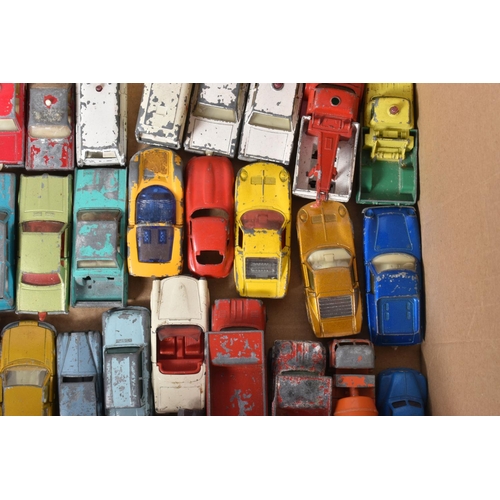 123 - A QUANTITY OF UNBOXED AND ASSORTED PLAYWORN DIECAST VEHICLES, to include Dublo Dinky A.E.C. Mercury ... 