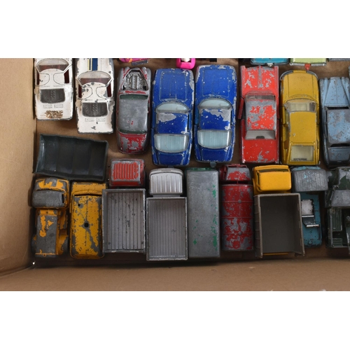 123 - A QUANTITY OF UNBOXED AND ASSORTED PLAYWORN DIECAST VEHICLES, to include Dublo Dinky A.E.C. Mercury ... 