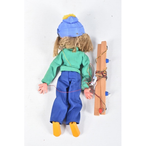 94 - FOUR BOXED PELHAM SM GIRL AND BOY PUPPETS,  three girls and one boy, all in different outfits, all a... 