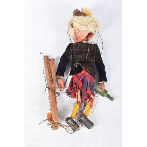 95 - NINE BOXED PELHAM SM PUPPETS, 2 x Farmer, Witch with broom , Schoolmaster, Policeman, 2 x MacBoozle ... 