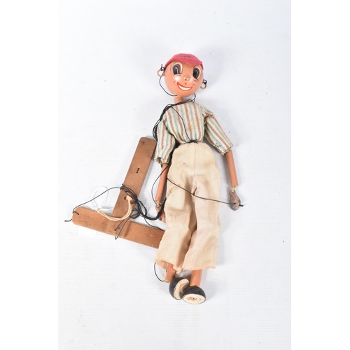 98 - EIGHT BOXED PELHAM BOY PUPPETS, many appear to be homemade or modified Pelham puppets, possibly incl... 