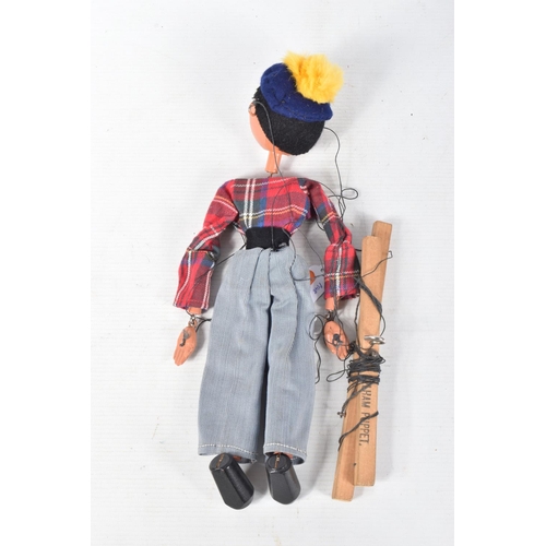 98 - EIGHT BOXED PELHAM BOY PUPPETS, many appear to be homemade or modified Pelham puppets, possibly incl... 