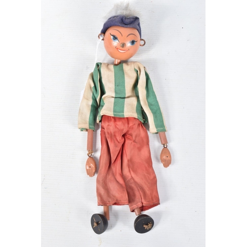 98 - EIGHT BOXED PELHAM BOY PUPPETS, many appear to be homemade or modified Pelham puppets, possibly incl... 