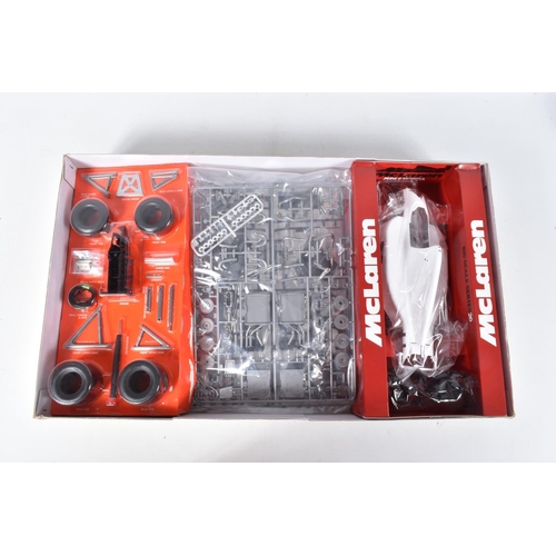 129 - A BOXED UNBUILT TAMIYA MCLAREN MP4/6 HONDA BIG SCALE SERIES 26 1:12 MODEL RACE CAR, numbered 12028, ... 