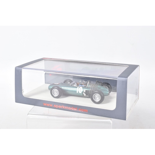 137 - FIVE BOXED SPARK MODELS MINIMAX 1960'S RACECARS, to included a Jackie Stewart Matra MS10 Winner Sout... 