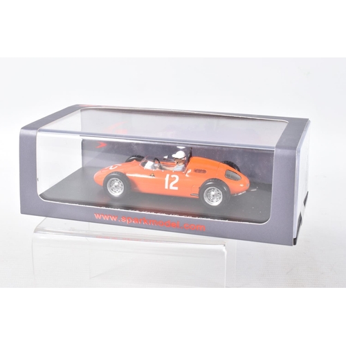 137 - FIVE BOXED SPARK MODELS MINIMAX 1960'S RACECARS, to included a Jackie Stewart Matra MS10 Winner Sout... 