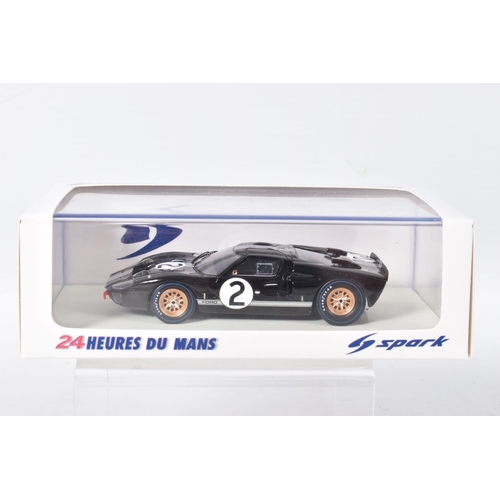 139 - FIVE BOXED SPARK MODELS MINIMAX VEHICLES, to include an Ickx and Thompson Ford GT40 6th Daytona 24H ... 