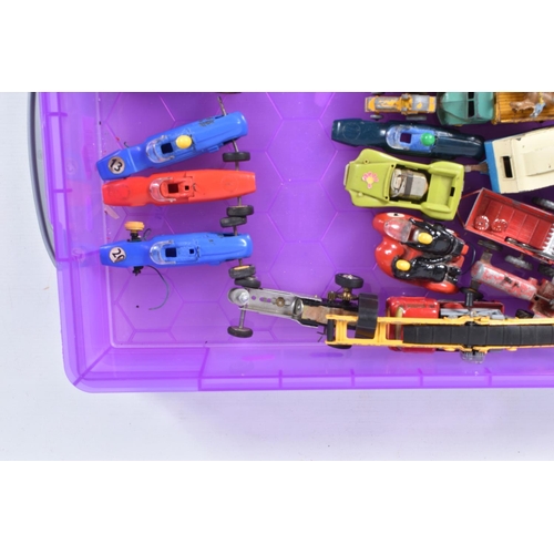 146 - A QUANTITY OF UNBOXED AND ASSORTED PLAYWORN DIECAST VEHICLES, to include Dinky Toys Dodge Farm Produ... 