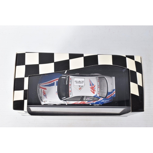 149 - FIVE BOXED PAUL'S MODEL ART MINICHAMPS MODELS, to includea BMW 320i BTCC 2004, Champion: Andy Priaul... 