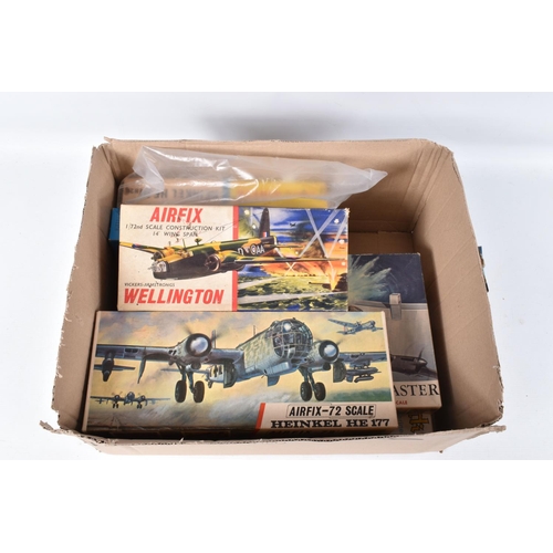 152 - A QUANTITY OF BOXED UNBUILT PLASTIC AIRCRAFT CONSTRUCTION KITS, assorted mainly Aircraft kits in var... 