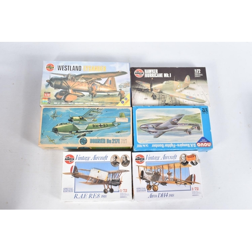 152 - A QUANTITY OF BOXED UNBUILT PLASTIC AIRCRAFT CONSTRUCTION KITS, assorted mainly Aircraft kits in var... 