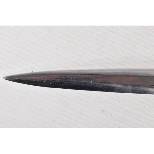 246 - A WWII ERA NAZI GERMANY RAILWAY DAGGER, we believe that the blade was taken from an army dagger and ... 