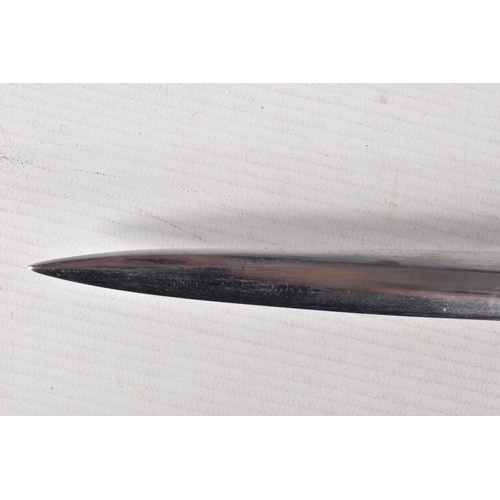 246 - A WWII ERA NAZI GERMANY RAILWAY DAGGER, we believe that the blade was taken from an army dagger and ... 