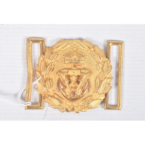 284 - AN IMPERIAL GERMANY NAVY OFFICERS BELT BUCKLE, this is the 1890 pattern version and was used on offi... 