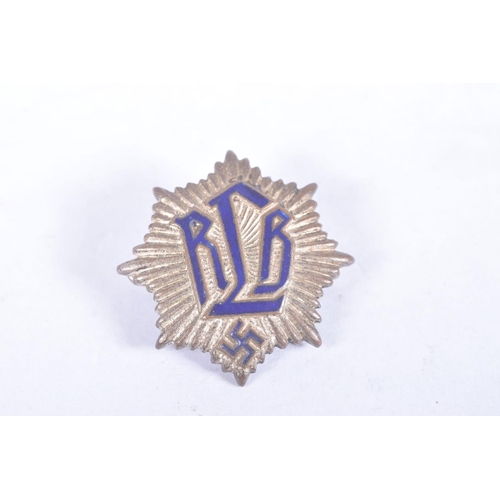 286 - TWO THIRD REICH GERMAN PIN BADGES, they are RBK REICHSBUND DER KORPERBEHINDERTERN members pin badge ... 