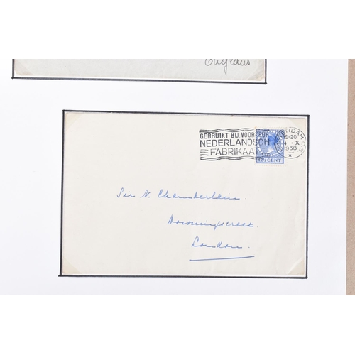 288 - A LARGE ARCHIVE OF POSTCARDS AND LETTERS IN RELATION TO ADOLF HITLERS MEETING WITH NEVILLE CHAMBERLA... 