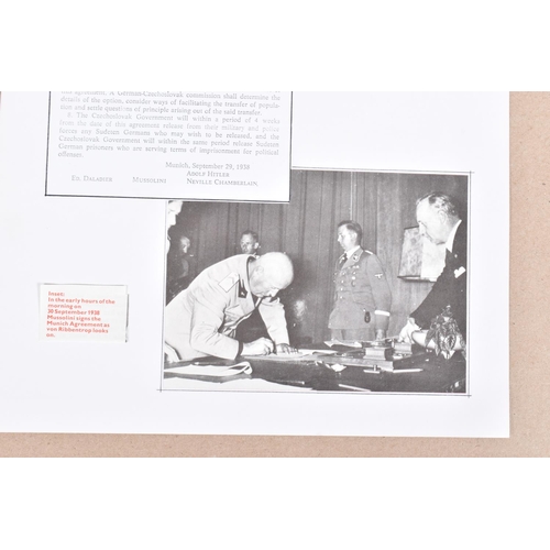 288 - A LARGE ARCHIVE OF POSTCARDS AND LETTERS IN RELATION TO ADOLF HITLERS MEETING WITH NEVILLE CHAMBERLA... 