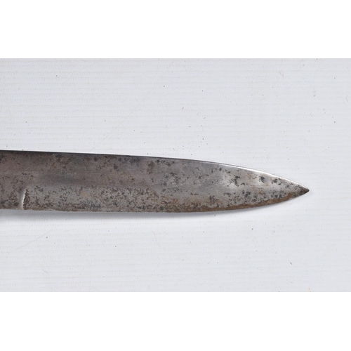 295 - A BRITISH 19TH CENTURY WILKINSON PIONEERS SAW BACK SWORD ,one side of the blade features a broad arr... 