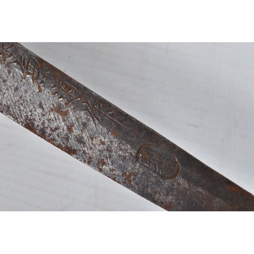 325 - A JAPANESE KATANA SWORD, officers sword, approximate 71cm long curved steel blade, to overall length... 