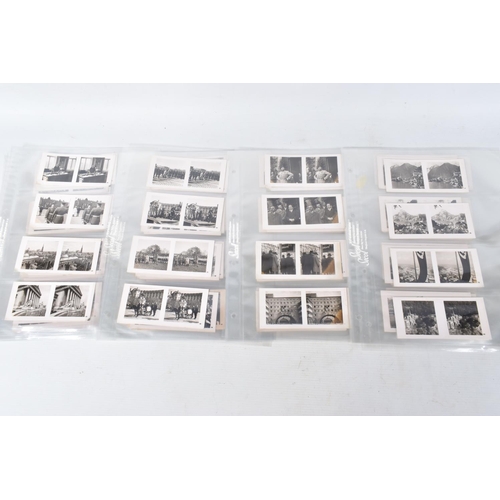 336 - A COLLECTION OF ONE HUNDRED GERMAN PARTY STEREO CARDS, these feature the Austrian Anschluss celebrat... 