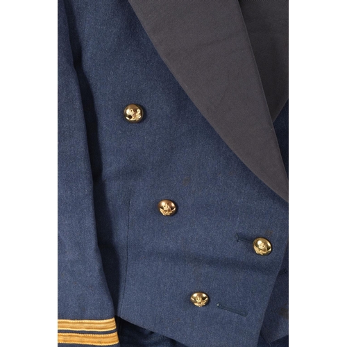 355 - A NICE SELECTION OF MILITARY DRESS UNIFORMS, this includes a RAF mess dress with a 38 inch chets jac... 