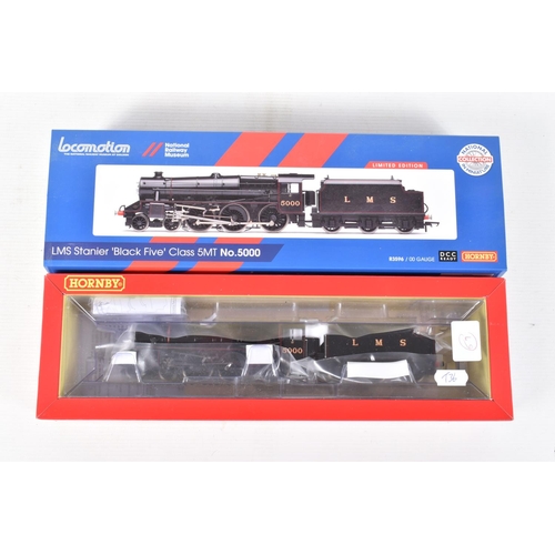 231 - A BOXED HORNBY RAILWAYS OO GAUGE CLASS 5MT LOCOMOTIVE AND TENDER, No.5000, L.M.S. black livery (R359... 