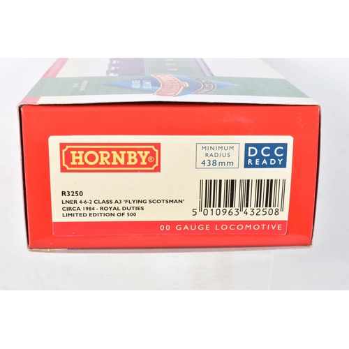 237 - A BOXED HORNBY RAILWAYS OO GAUGE HORNBY COLLECTOR CLUB LIMITED EDITION CLASS A3 LOCOMOTIVE AND TENDE... 