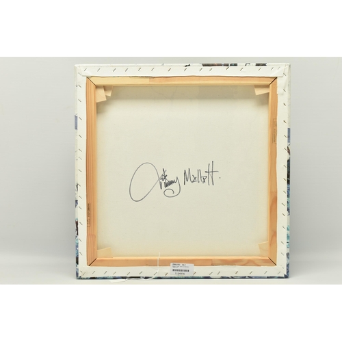 302 - TIMMY MALLETT (BRITISH CONTEMPORARY) 'SNOWY POST BOX', a signed limited edition print on box canvas,... 