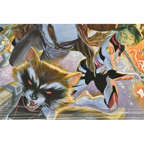 311 - ALEX ROSS FOR MARVEL COMICS (AMERICAN CONTEMPORARY) 'GUARDIANS OF THE GALAXY', a signed artist proof... 