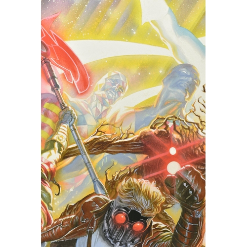 311 - ALEX ROSS FOR MARVEL COMICS (AMERICAN CONTEMPORARY) 'GUARDIANS OF THE GALAXY', a signed artist proof... 