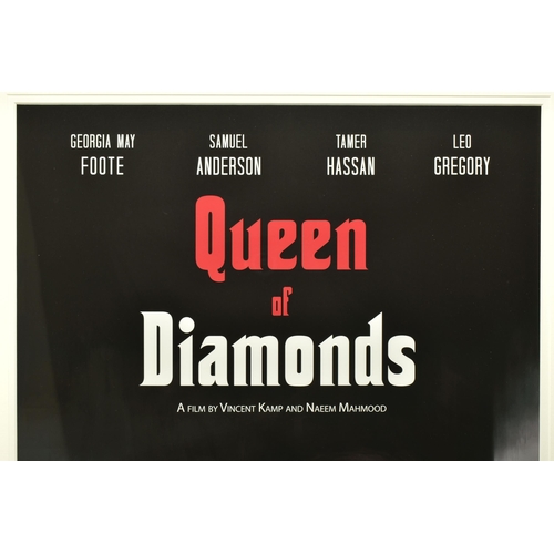 319 - VINCENT KAMP (BRITISH CONTEMPORARY) 'QUEEN OF DIAMONDS', a limited edition silkscreen print on paper... 