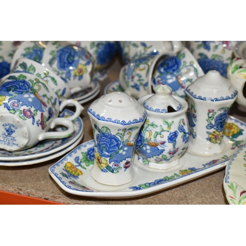 435 - A QUANTITY OF MASON'S 'REGENCY' PATTERNED TEAWARE, comprising one large breakfast cup and saucer, te... 