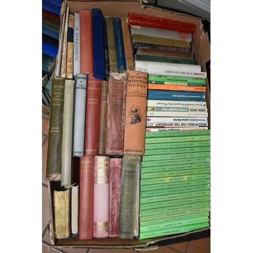 473 - FOUR BOXES OF BOOKS containing approximately 150 titles in hardback and paperback formats, subjects ... 