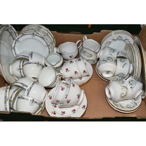 513 - SIX BOXES OF ASSORTED SETS OF TEAWARE, approximately fourteen different types of tea ware, maker's n... 