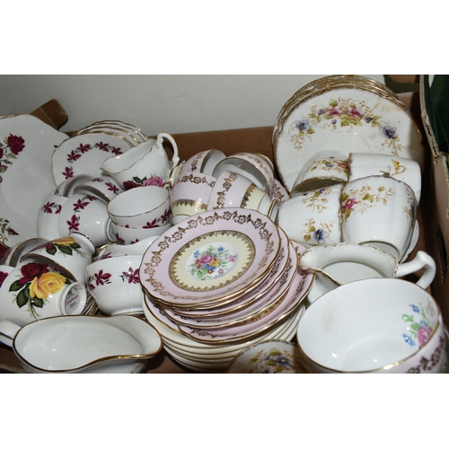 513 - SIX BOXES OF ASSORTED SETS OF TEAWARE, approximately fourteen different types of tea ware, maker's n... 