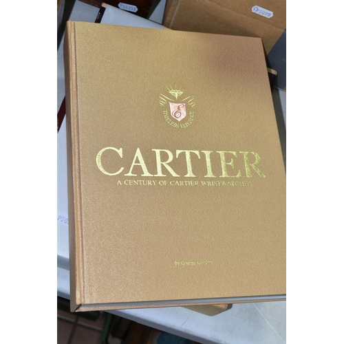 583 - A COLLECTION OF BOOKS comprising Gordon; George,  CARTIER A CENTURY OF CARTIER WRISTWATCHES a 1st Ed... 