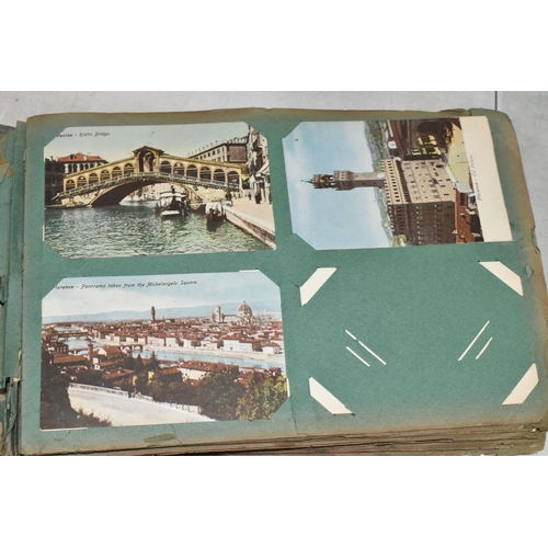 611 - ONE ALBUM OF POSTCARDS containing approximately 255 early 20th century (Edwardian- 1920's with excep... 