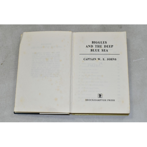 617 - JOHNS; Capt. W.E, Biggles and the Deep Blue Sea, 1st Edition, published by Brockhampton Press Ltd, 1... 