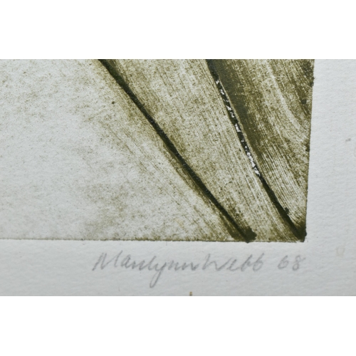 652 - MARILYN WEB (NEW ZEALAND 1937-2021) A LIMITED EDITION ETCHING DEPICTING A LANDSCAPE, signed and date... 