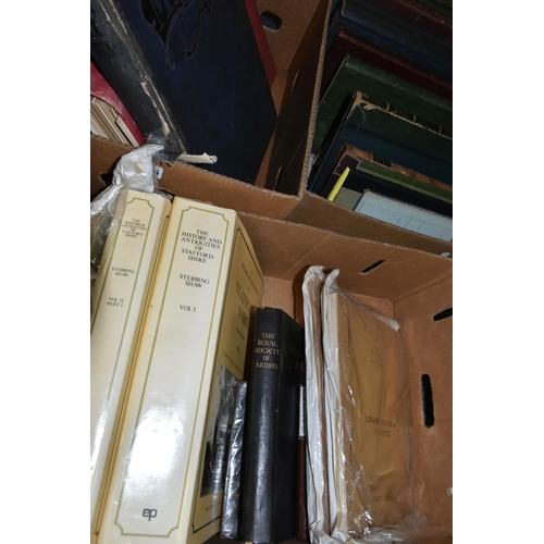 686 - THREE BOXES OF Antiquarian BOOK titles mostly from the Victorian / Edwardian era or early 20th centu... 