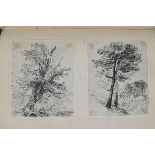 688 - RHODES; Frederick. Sketches From Nature, a series of twenty-seven original pencil/charcoal drawings ... 