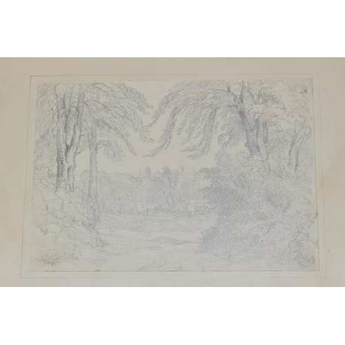 688 - RHODES; Frederick. Sketches From Nature, a series of twenty-seven original pencil/charcoal drawings ... 