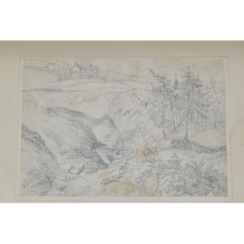 688 - RHODES; Frederick. Sketches From Nature, a series of twenty-seven original pencil/charcoal drawings ... 