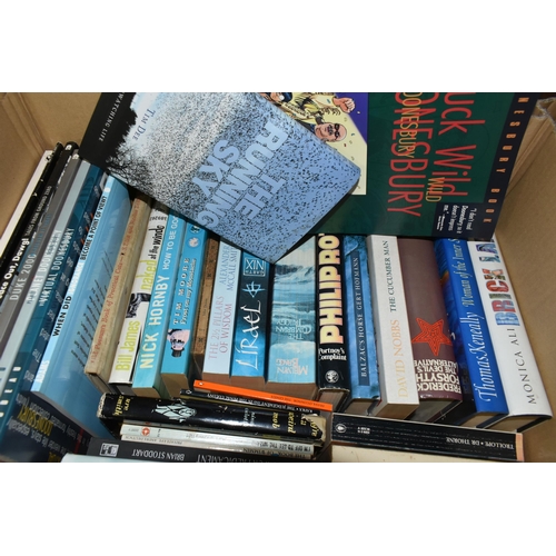 718 - SEVEN BOXES OF BOOKS containing approximately 275 titles in hardback and paperback formats and compr... 