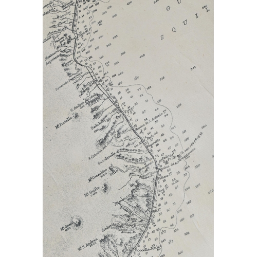 515 - SIX VINTAGE MAPS comprising a possibly late 17th century- early 18th century map inscribed Provinces... 